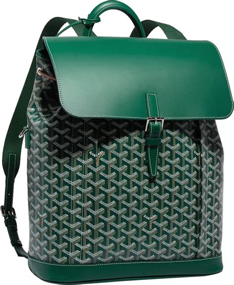 green goyard bookbag|goyard alpin mm backpack.